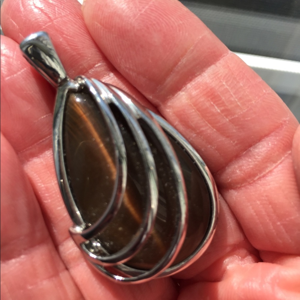 Tigers Eye Slide/Pendant - Picture 3 of 4